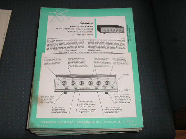 S-1000 III 3
40 WATT AMP 
Operation,Installation and Service Manual for
Serial no. 312507 and up..